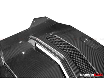 2011-2016 Lamborghini Aventador LP700 Coupe BKSS Style Carbon Fiber Engine Trunk - DarwinPRO Aerodynamics