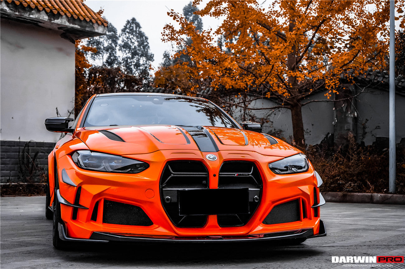 2021-UP BMW M4 G82/G83 BKSSII Style Front Bumper and Front Fender and Side Skirts - DarwinPRO Aerodynamics