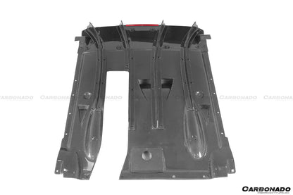 2008-2022 Nissan GTR R35 CBA/DBA/EBA TS Style Rear Bumper w/ Diffuser & Fins - Carbonado