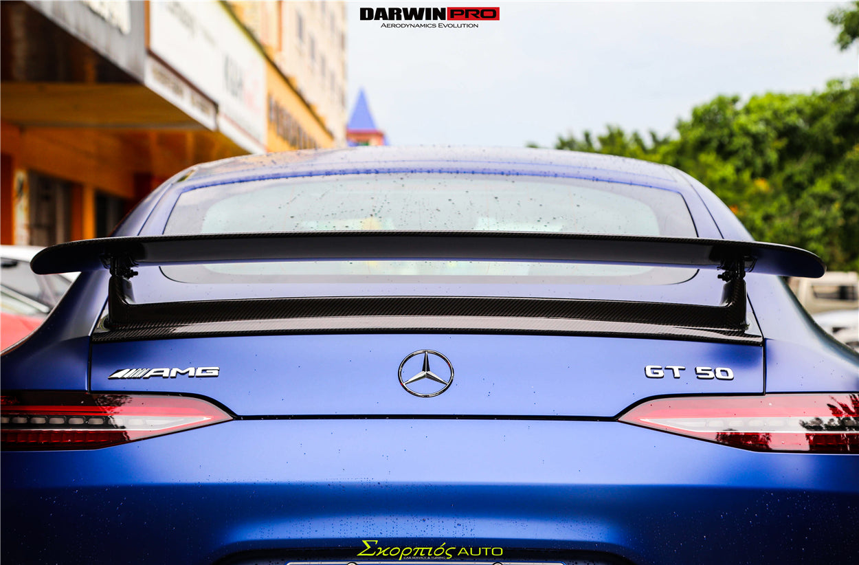2019+ Mercedes Benz AMG GT63/S GT50 4Door Coupe X290 Carbon Fiber Trunk Spoiler - DarwinPRO Aerodynamics