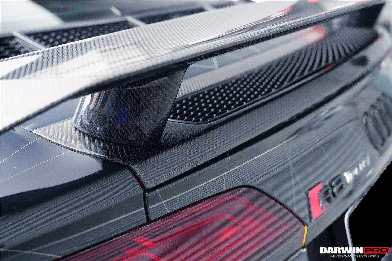 2016-2023 Audi R8 GEN2/GEN3 Coupe ONLY GT Style Carbon Fiber Trunk Wing - DarwinPRO Aerodynamics