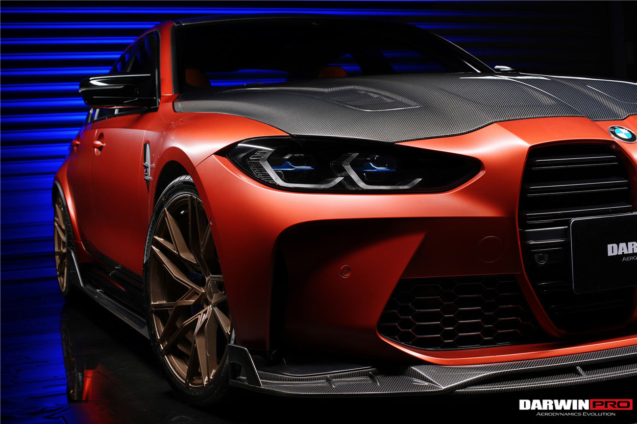 2021-UP BMW M3 G80 BKSS Style Carbon Fiber Side Skirts - DarwinPRO Aerodynamics