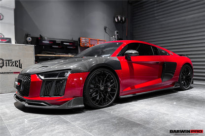 2016-2018 Audi R8 Coupe iMP Performance Carbon Fiber Side Skirts Under Board - DarwinPRO Aerodynamics