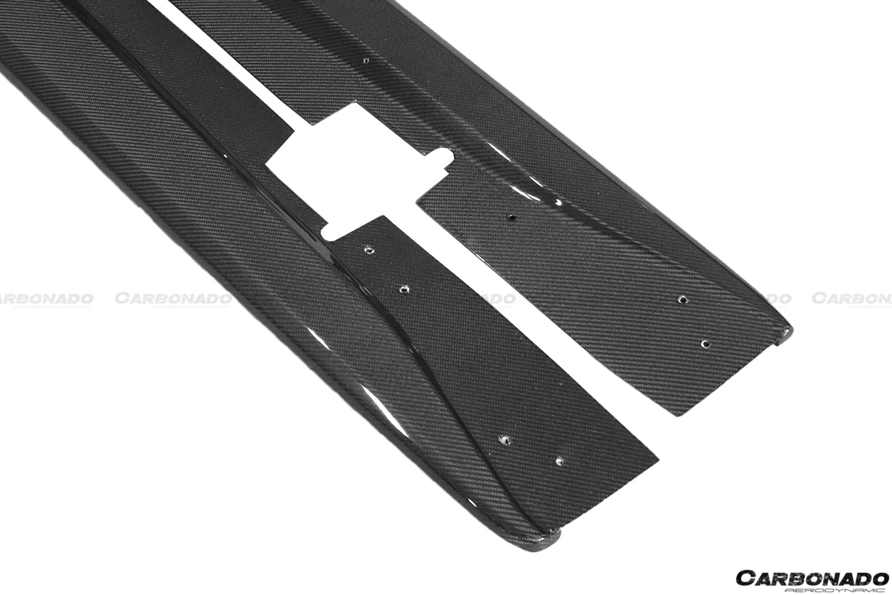 2013-2019 Corvette C7 AR Style Carbon Fiber Side Skirts - Carbonado