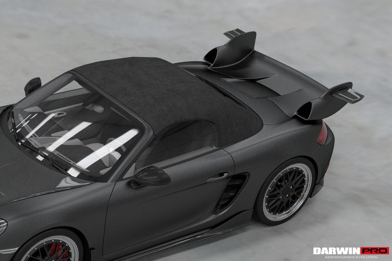 2016-2023 Porsche 718 Cayman/Boxster STM Style Trunk Spoiler - DarwinPRO Aerodynamics
