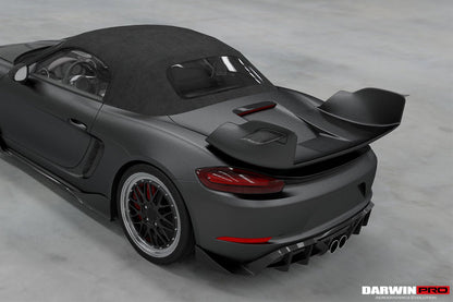 DarwinPRO 2016-2024 Porsche 718 Boxster STM Style Trunk Spoiler - DarwinPRO Aerodynamics