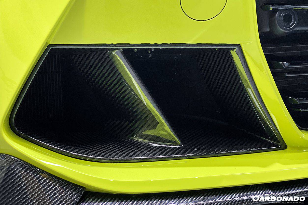 2021-UP BMW M3 G80 M4 G82 G83 MP Style Carbon Fiber Front Bumper Air Vents - Carbonado