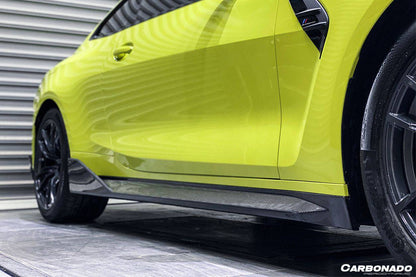 2021-UP BMW M4 G82/G83 MP Style Carbon Fiber Side Skirts - Carbonado Aero