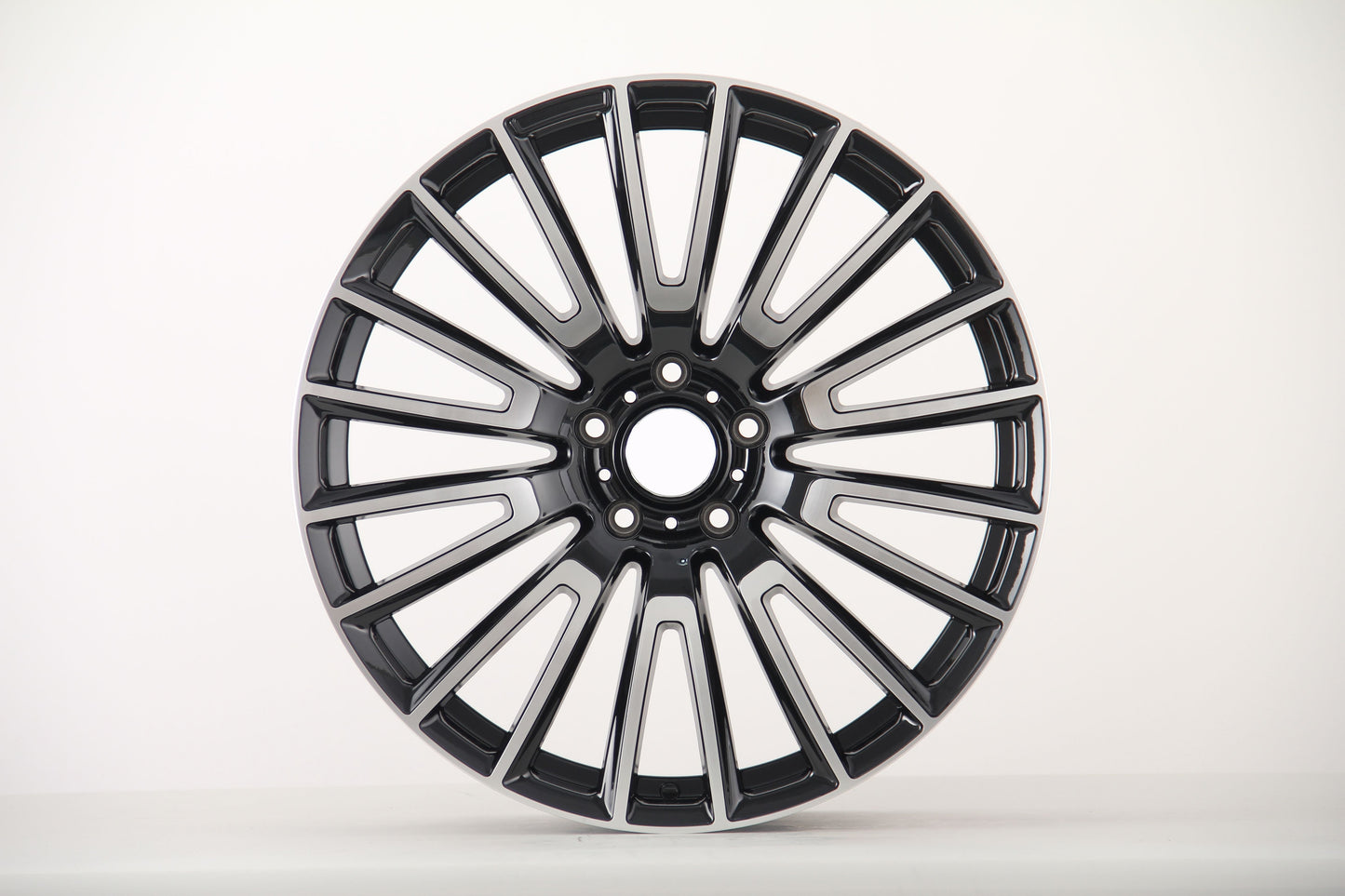 E8001 Black Machined Face 22x11.5 ET45 5x112 – (Square Set of 4)