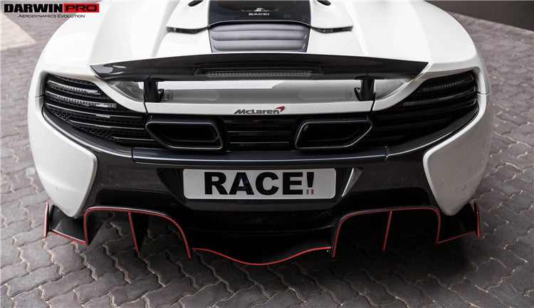 2011-2017 McLaren MP4 12C/650s BKSS Style Rear Diffuser - DarwinPRO Aerodynamics