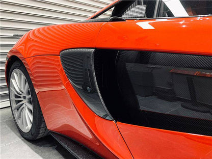 2015-2020 McLaren 540C/570S/570GT OEM Style Carbon Fiber Quarter Panel Side Scoops - Carbonado