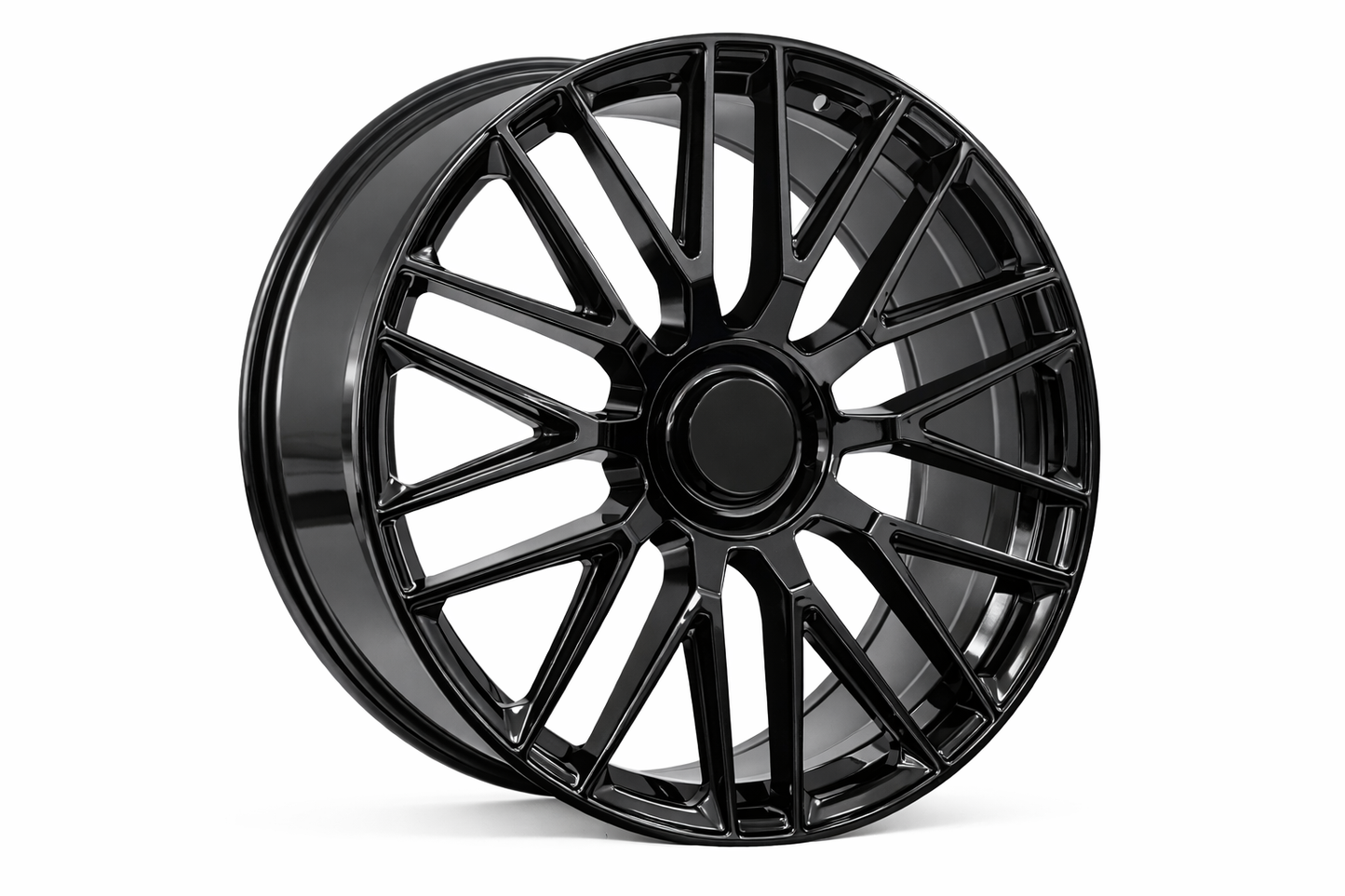 E803 Gloss Black 19x9.5 ET35 5.112 - Square Set (4 Wheels)