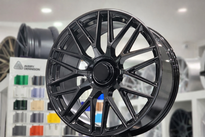 E803 Gloss Black 22x9.0 ET32 5.112 - Square Set (4 Wheels)