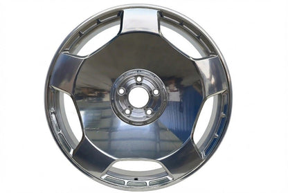 E805 Polished Face 24x10.0 ET35 5.130 - Square Set (4 Wheels)