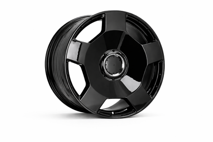 E805 Gloss Black 22x10 ET30 5.130 – (Square Set of 4)