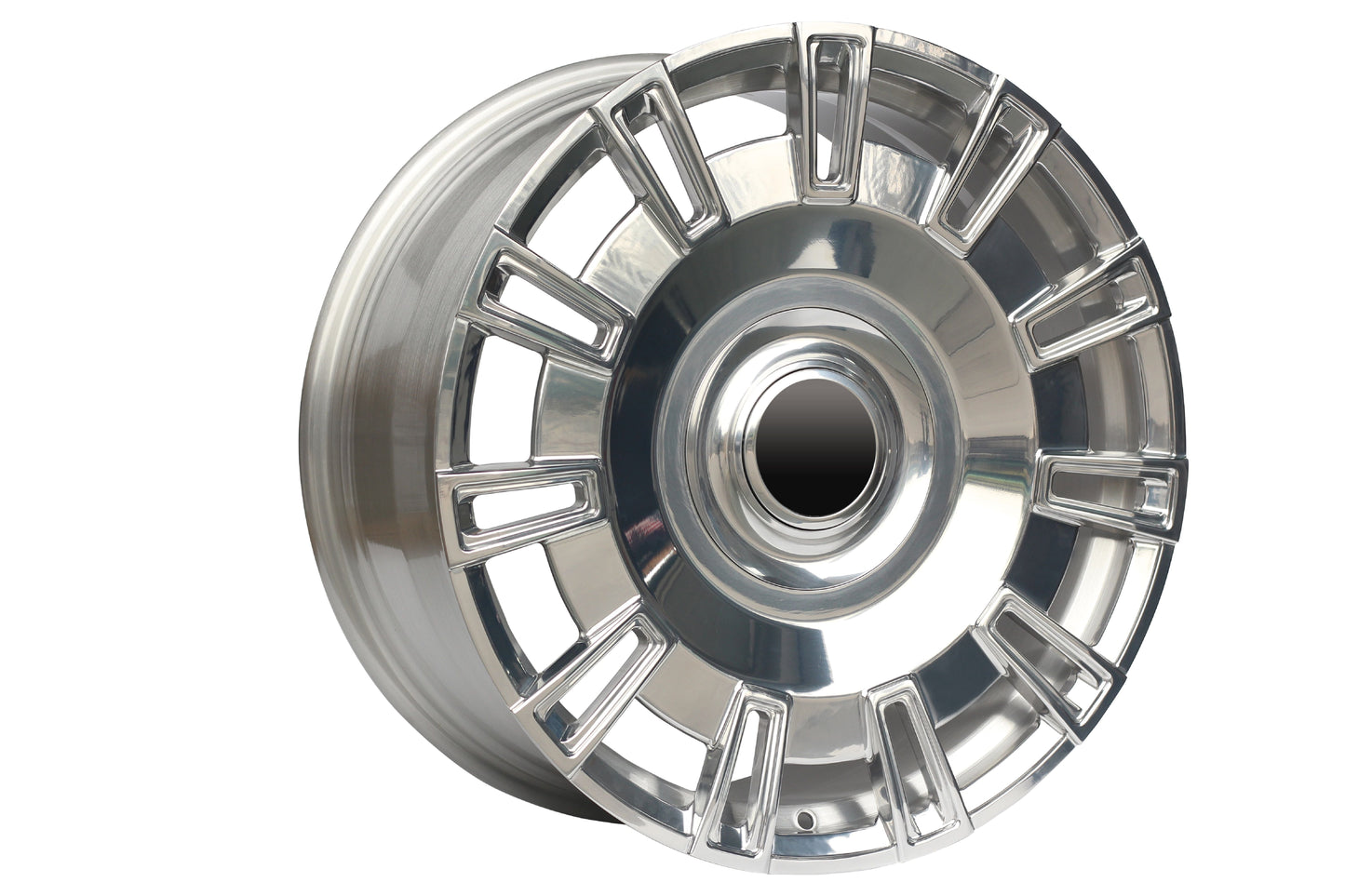 E808 Polished Face 20x10.0 ET25 5.112 - Square Set (4 Wheels)