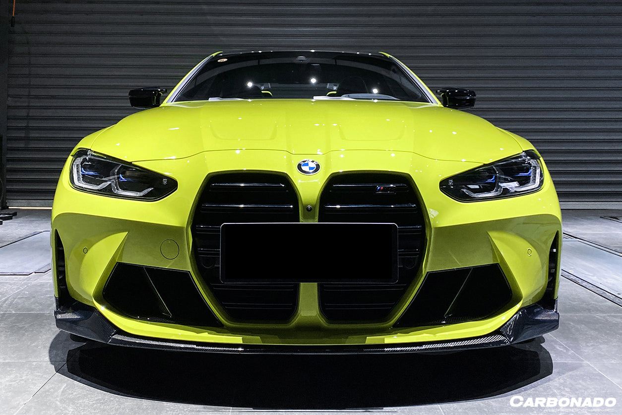 2021-UP BMW M3 G80 M4 G82/G83 MP Style Carbon Fiber Front Bumper Air Vents - Carbonado