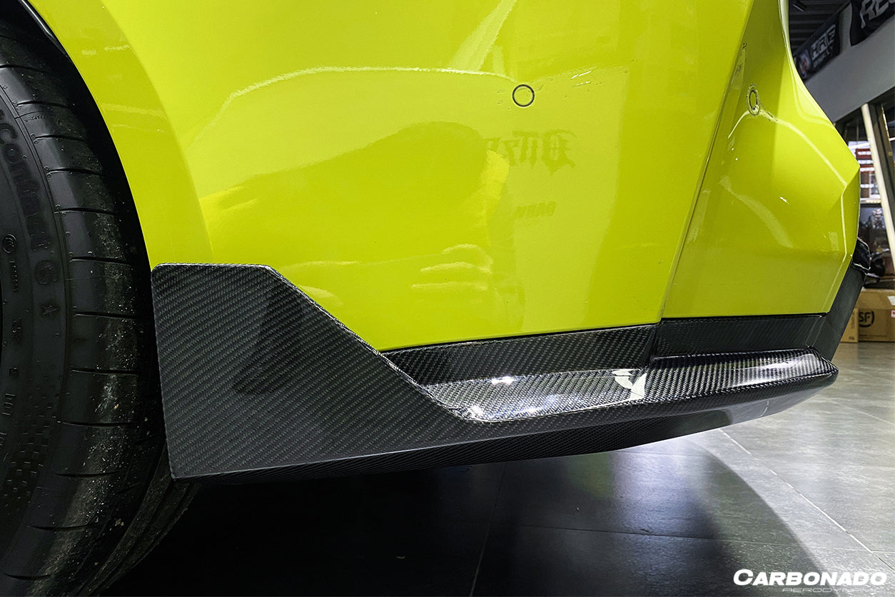 2021-UP BMW M4 G82/G83 MP Style Carbon Fiber Rear Caps - Carbonado