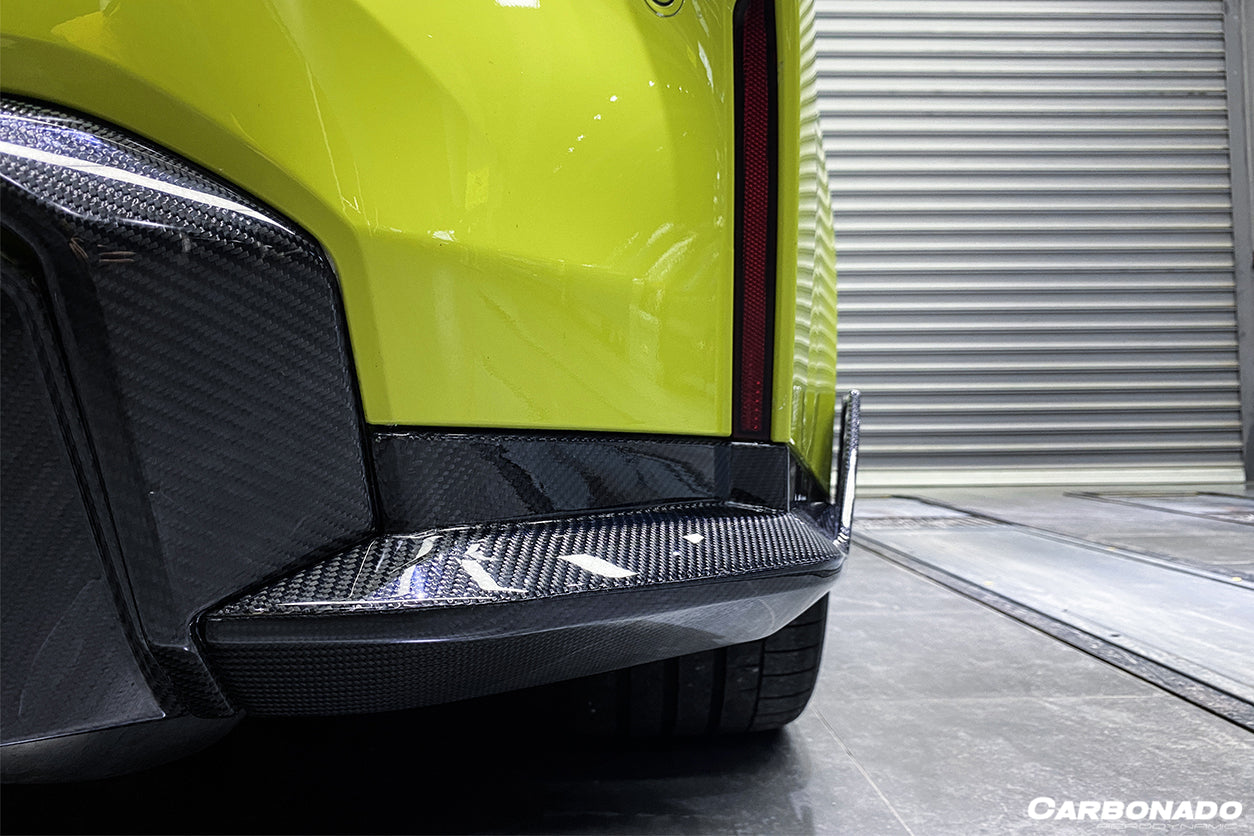2021-UP BMW M4 G82/G83 MP Style Carbon Fiber Rear Caps - Carbonado