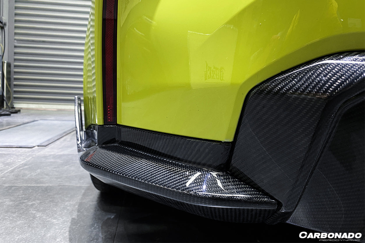 2021-UP BMW M4 G82/G83 MP Style Carbon Fiber Rear Caps - Carbonado