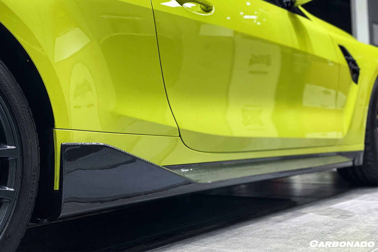 2021-UP BMW M4 G82/G83 MP Style Carbon Fiber Side Skirts - Carbonado