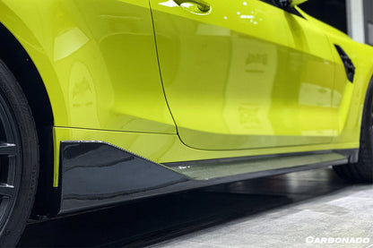 2021-UP BMW M4 G82/G83 MP Style Carbon Fiber Side Skirts - Carbonado