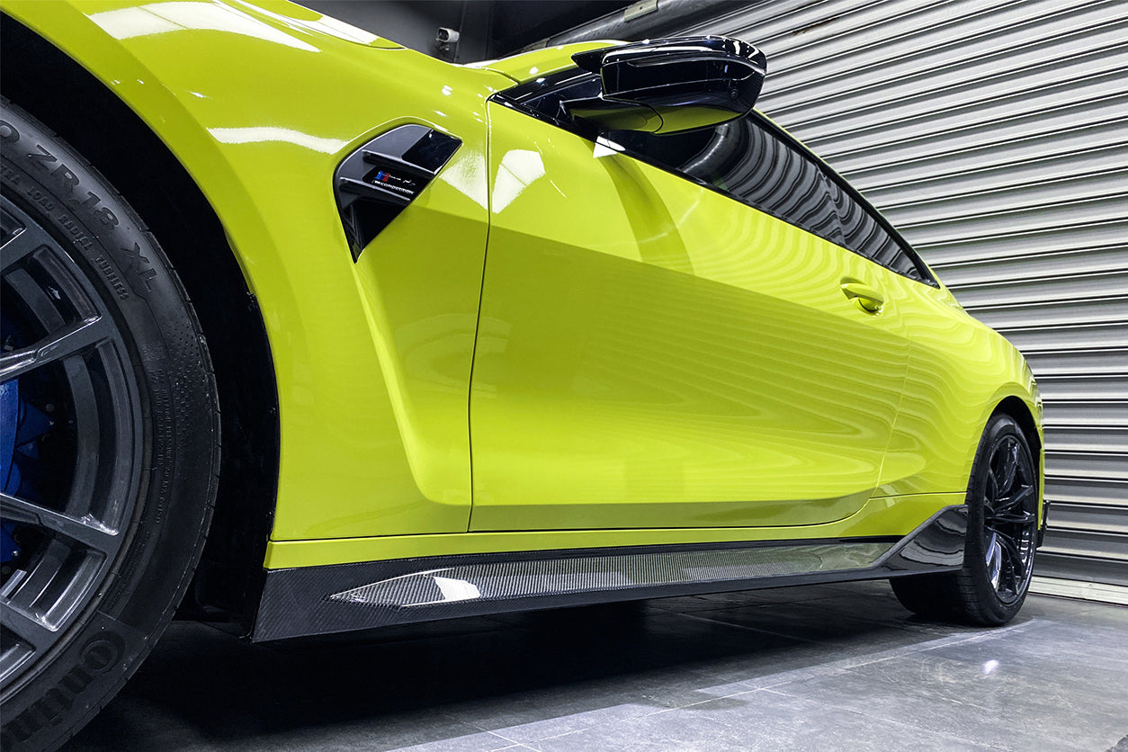 2021-UP BMW M4 G82 G83 MP Style Carbon Fiber Side Skirts - Carbonado