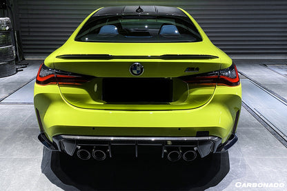 2021-UP BMW M4 G82/G83/G80 M3 MP Style Carbon Fiber Quad Rear Lip - Carbonado