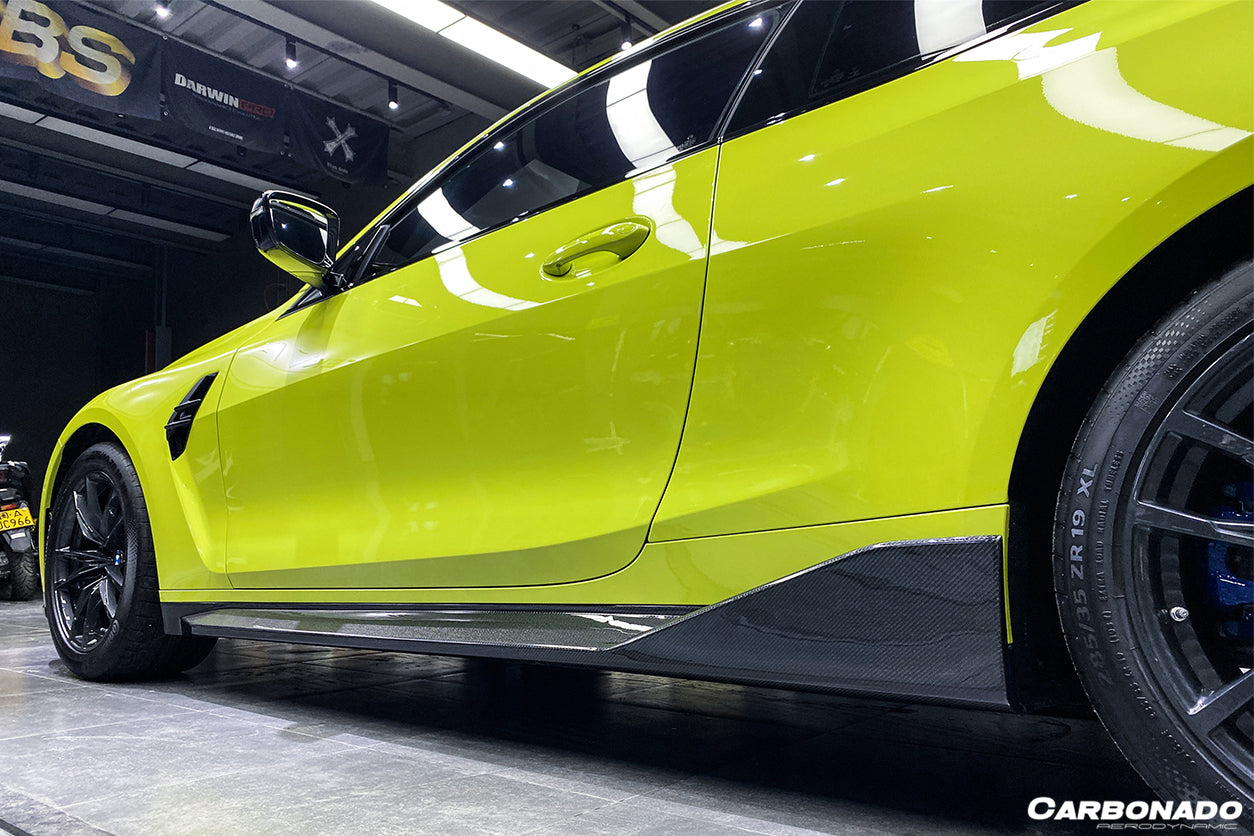 2021-UP BMW M4 G82/G83 MP Style Carbon Fiber Side Skirts - Carbonado