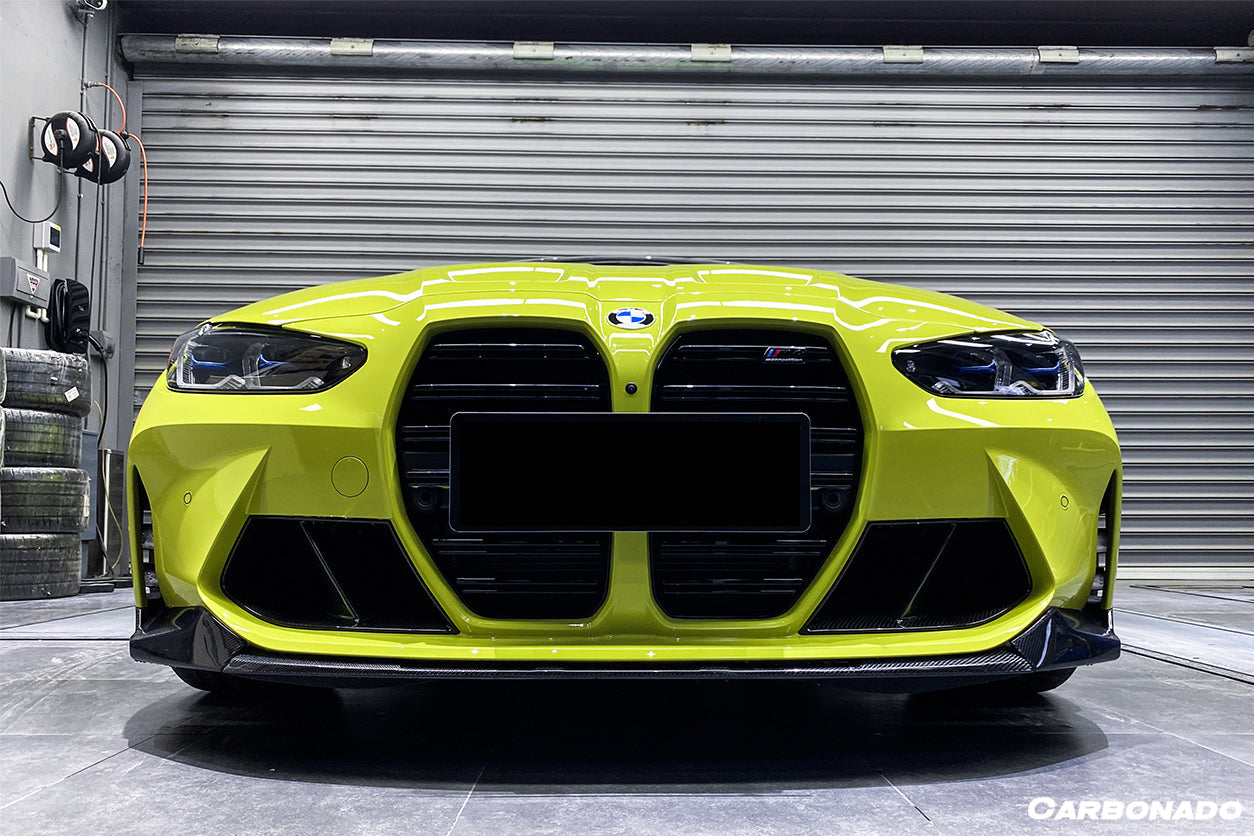 2021-UP BMW M3 G80 M4 G82/G83 MP Style Carbon Fiber Front Bumper Air Vents - Carbonado