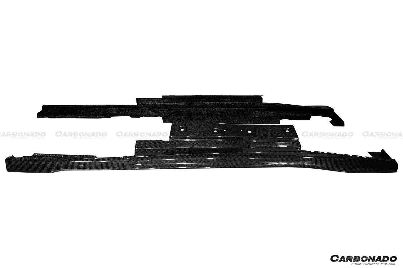 2018-UP Ferrari 812 Superfast /GTS MSY Style Side Skirts - Carbonado
