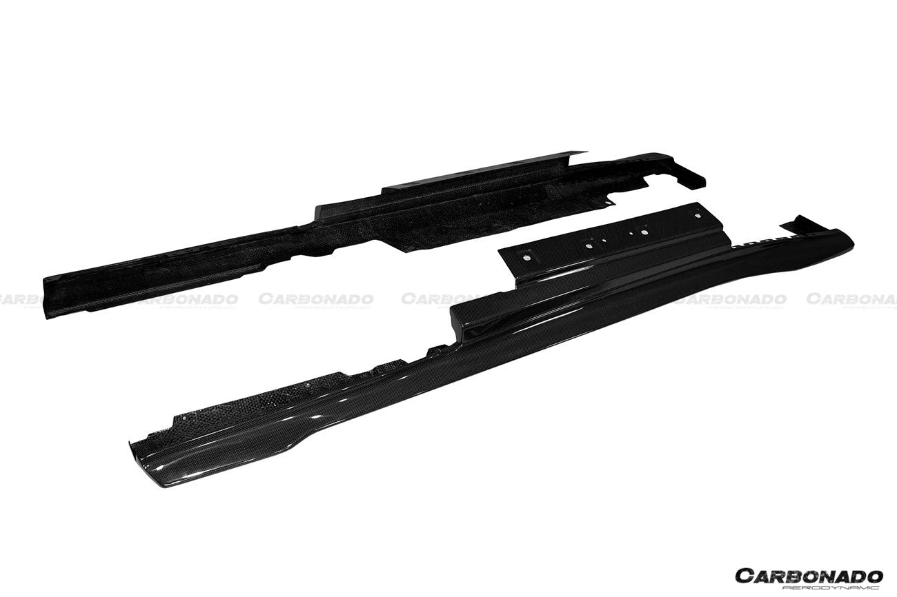 2018-UP Ferrari 812 Superfast /GTS MSY Style Side Skirts - Carbonado