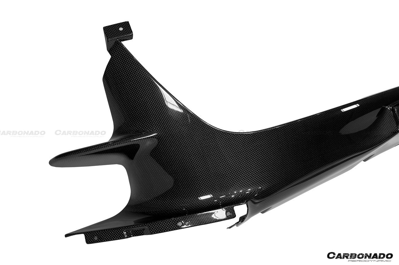 2018-UP Ferrari 812 Superfast /GTS MSY Style Front Bumper Air Vent - Carbonado