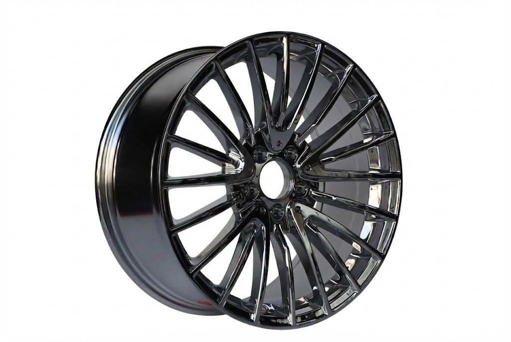 E812 Black Chrome 18x8.5 ET35 5.112 - Square Set (4 Wheels)