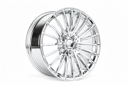 E812 Chrome 20x8.5 ET30 5.112 - Square Set (4 Wheels)