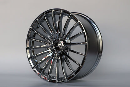 E812 Chrome 20x9.5 ET35 5.112 - Square Set (4 Wheels)