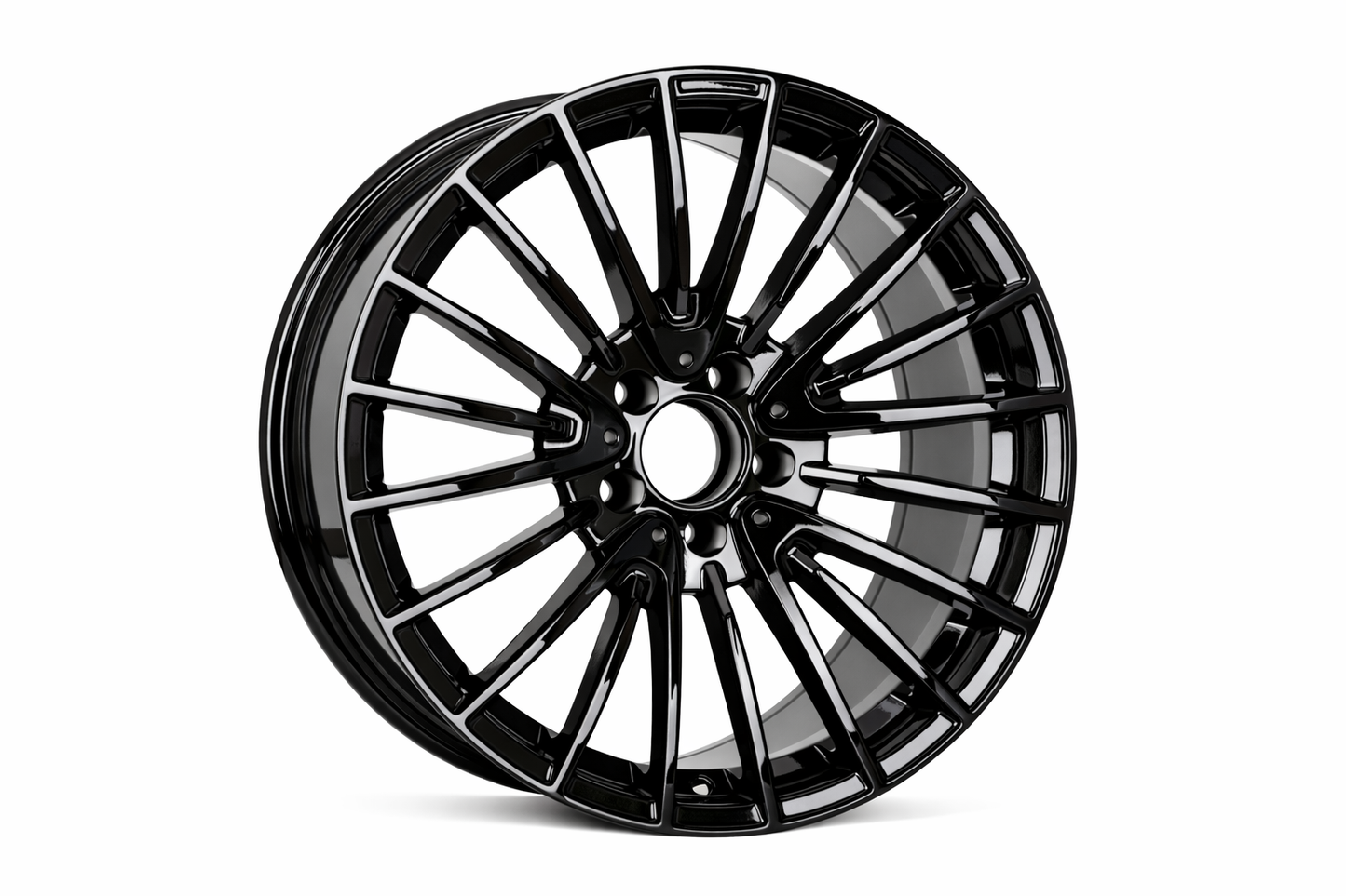 E812 Gloss Black 20x8.5 ET30 5.112 - Square Set (4 Wheels)