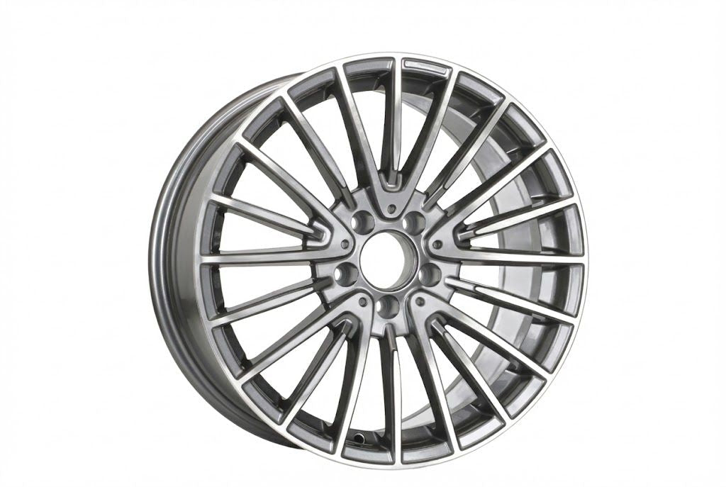 E812 Gunmetal Machined Face 20in Staggered Set 8.5 ET30 / 9.5 ET35 5.112 (4 Wheels)