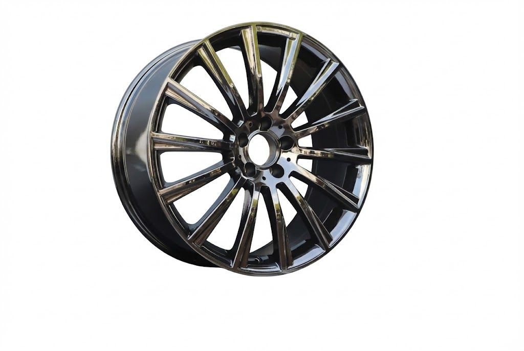 E813 Black Chrome 18x8.5 ET35 5.112 - Square Set (4 Wheels)