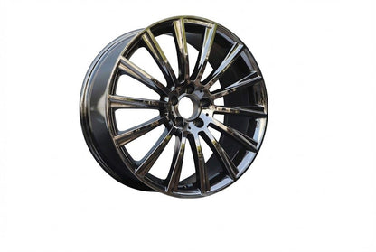 E813 Black Chrome 18x8.5 ET35 5.112 - Square Set (4 Wheels)