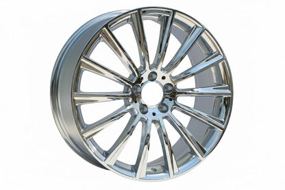 E813 Chrome 22in Staggered Set 9.0 ET32 / 10.0 ET45 5.112 (4 Wheels)