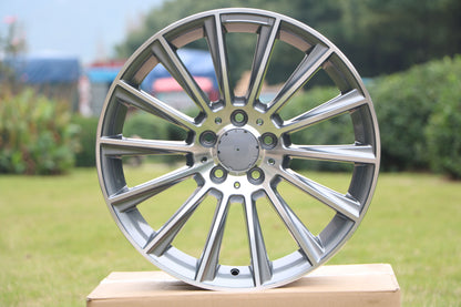E813 Gunmetal Machined Face 18in Staggered Set 8.5 ET35 / 9.5 ET35 5.112 (4 Wheels)