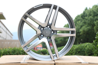 E815 Gunmetal Machined Face 18x9.5 ET35 5.112 - Square Set (4 Wheels)