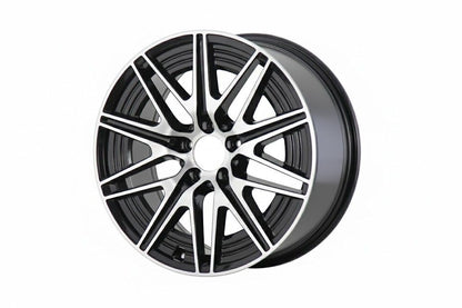 E818 Black Machined Face 19x7.5 ET38 5.112 - Square Set (4 Wheels)