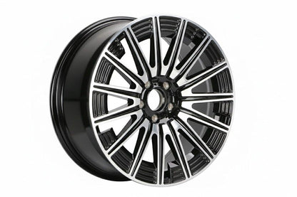 E819 Black Machined Face 18x8.0 ET36 5.112 - Square Set (4 Wheels)