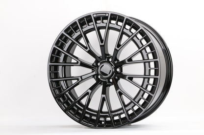 E821 Gloss Black 22x9.0 ET35 5.112 - Square Set (4 Wheels)