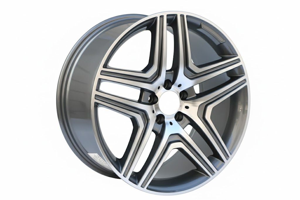 E824 Gunmetal Machined Face 22x10.0 ET48 5.112 - Square Set (4 Wheels)