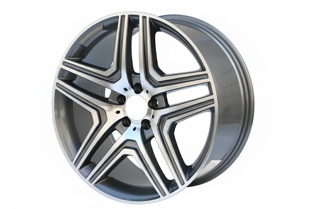E824 Gunmetal Machined Face 20x8.5 ET35 5.112 - Square Set (4 Wheels)