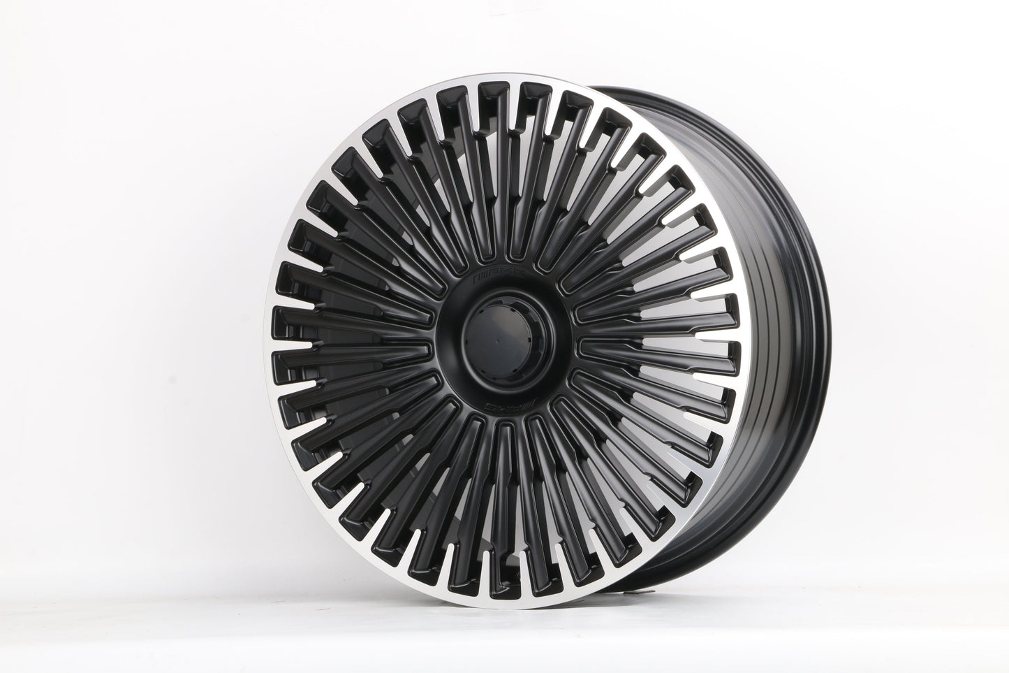 E829 Satin Black Machined Lip 20x9.5 ET35 5.112 - Square Set (4 Wheels)
