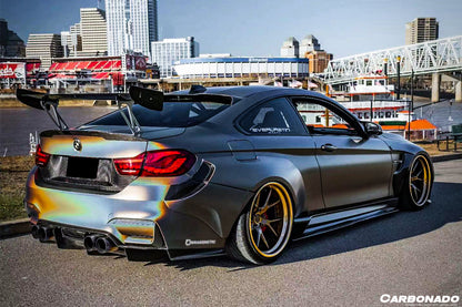 2014-2020 BMW M3 F80 & M4 F82 SM Style Carbon Fiber Rear Diffuser - Carbonado